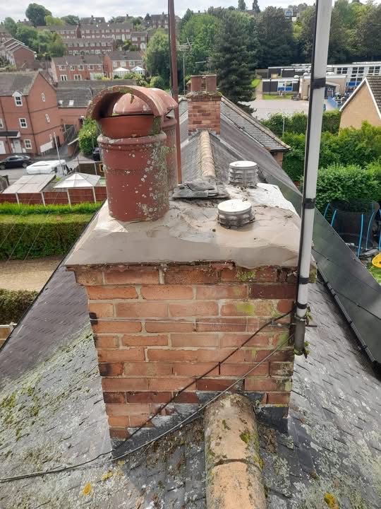 New roof installation progress