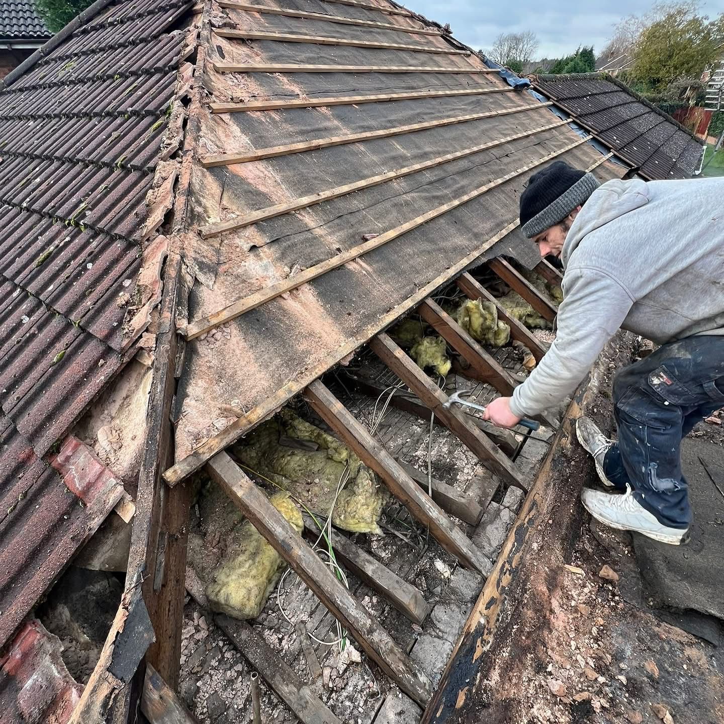 Pitched roof installation