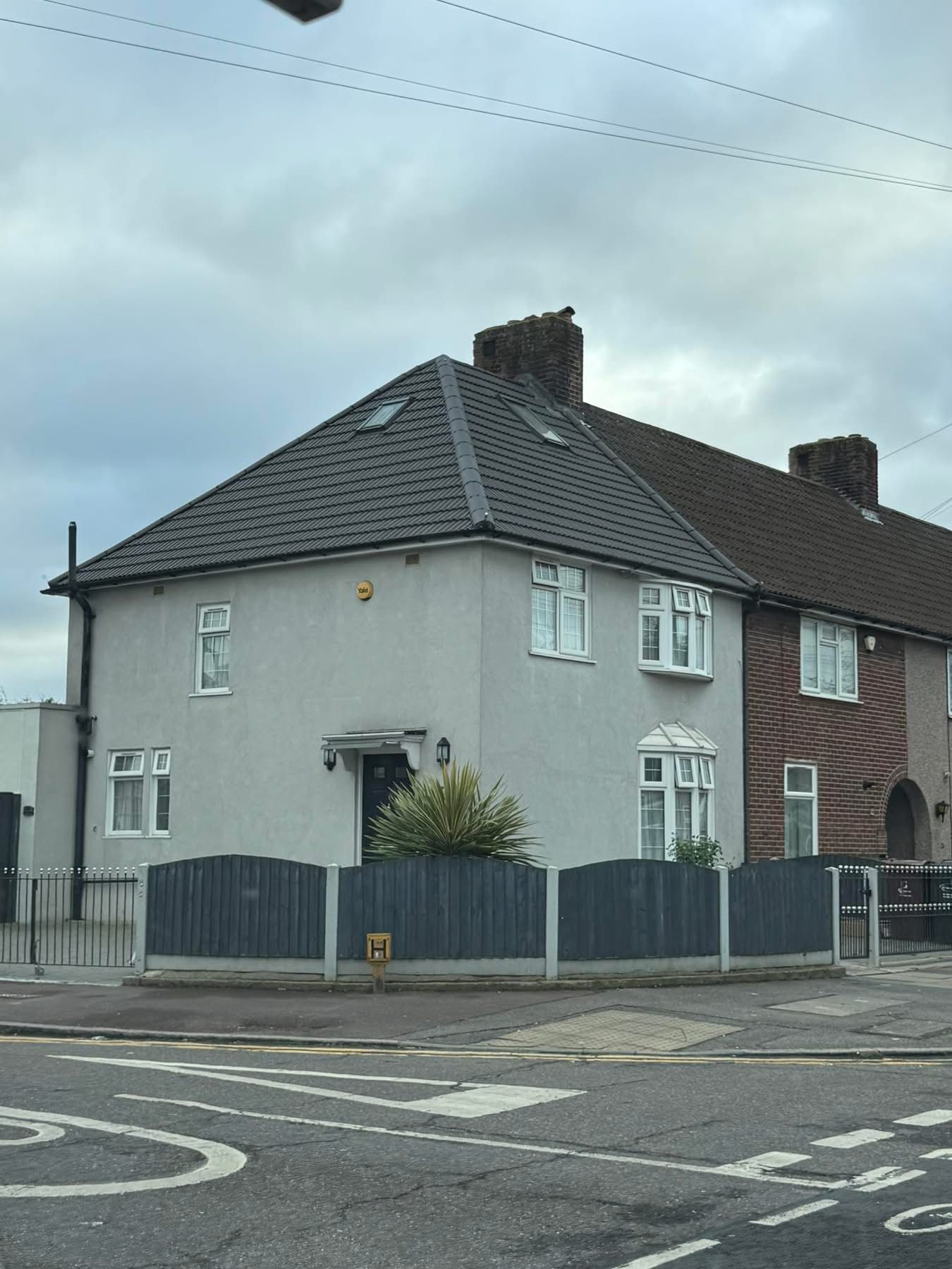 Completed residential roofing