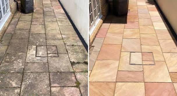 Flat roof with parapet walls