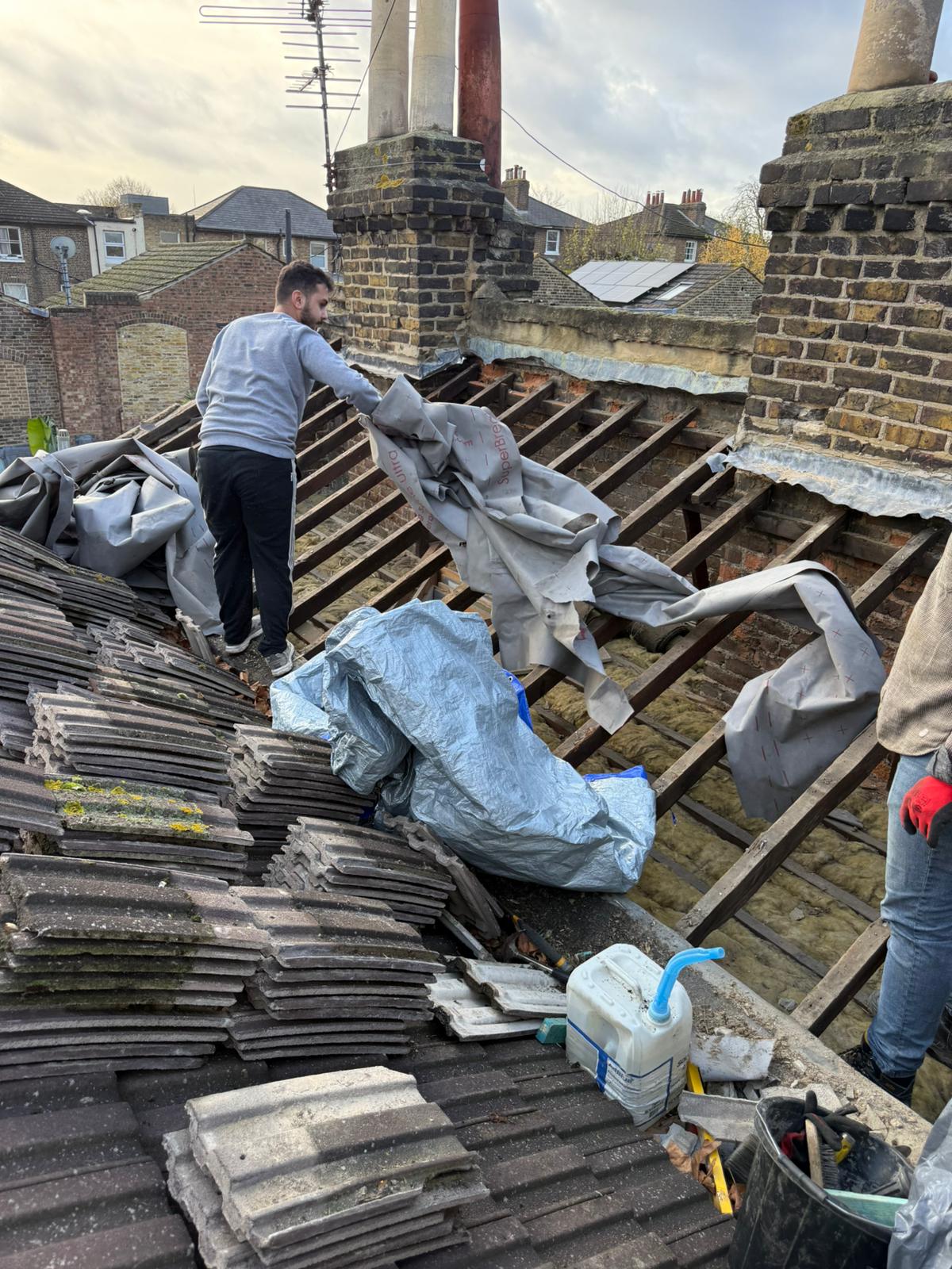 Expert tile roof installation